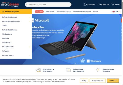 Desktop page screenshot