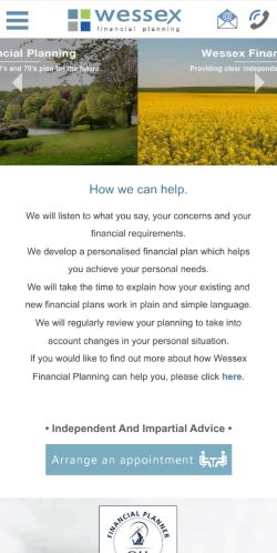 Mobile page screenshot