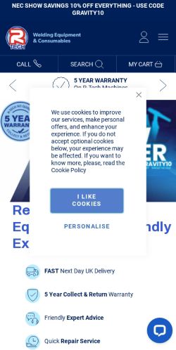 Mobile page screenshot