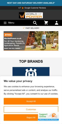 Mobile page screenshot