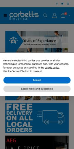 Mobile page screenshot