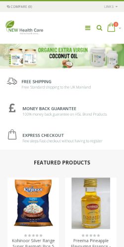 Mobile page screenshot