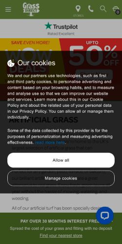 Mobile page screenshot