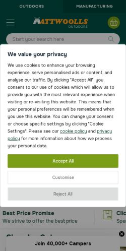 Mobile page screenshot