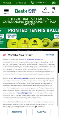 Mobile page screenshot