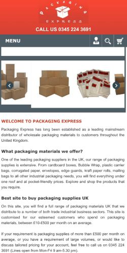 Mobile page screenshot