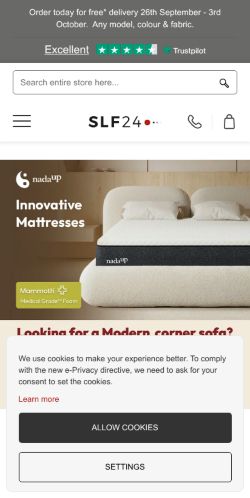 Mobile page screenshot