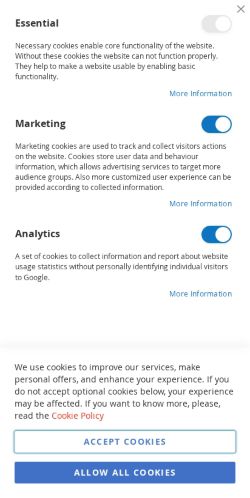 Mobile page screenshot