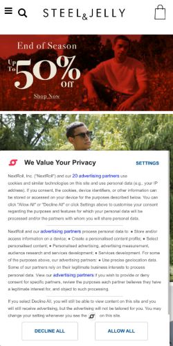 Mobile page screenshot