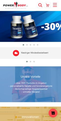 Mobile page screenshot