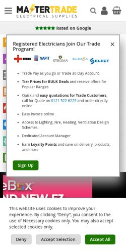 Mobile page screenshot