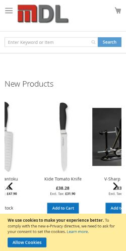 Mobile page screenshot