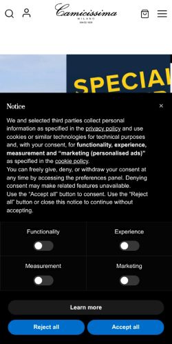 Mobile page screenshot