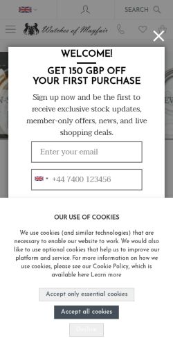 Mobile page screenshot