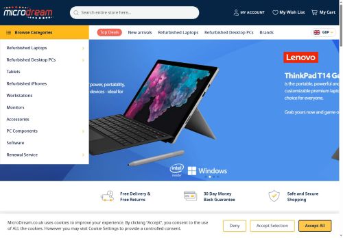 Desktop page screenshot