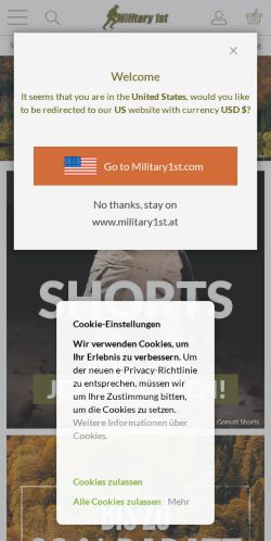 Mobile page screenshot