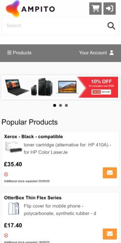Mobile page screenshot