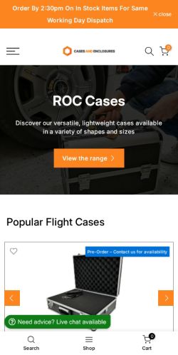 Mobile page screenshot