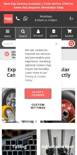 Mobile page screenshot
