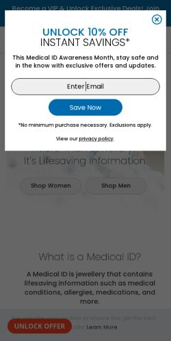 Mobile page screenshot