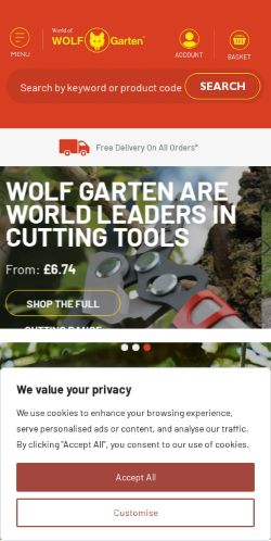 Mobile page screenshot