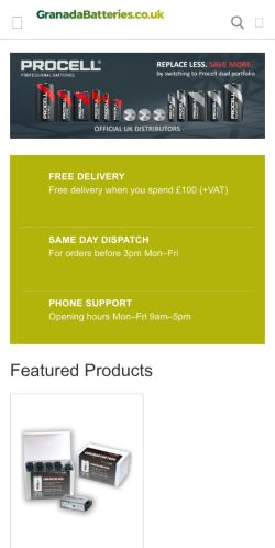 Mobile page screenshot