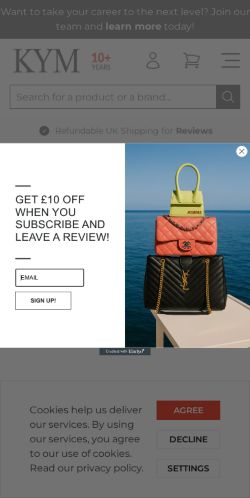 Mobile page screenshot