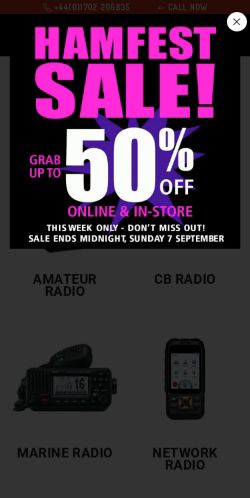 Mobile page screenshot