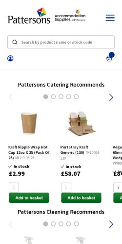 Mobile page screenshot
