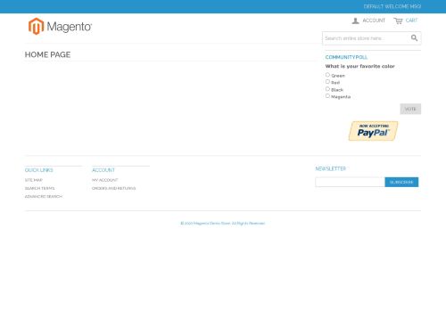 Desktop page screenshot