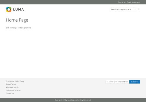 Desktop page screenshot