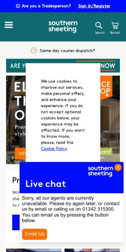 Mobile page screenshot