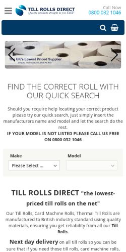 Mobile page screenshot