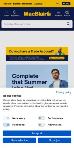 Mobile page screenshot