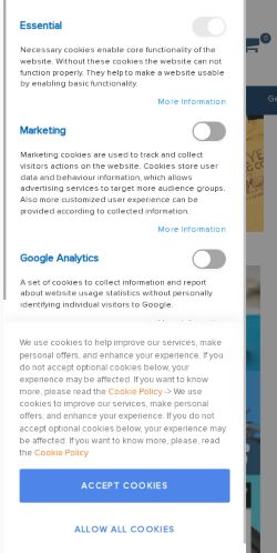 Mobile page screenshot
