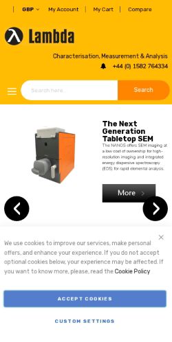 Mobile page screenshot