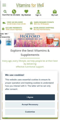 Mobile page screenshot
