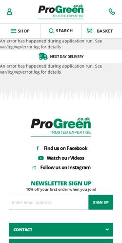 Mobile page screenshot