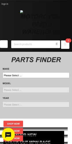 Mobile page screenshot