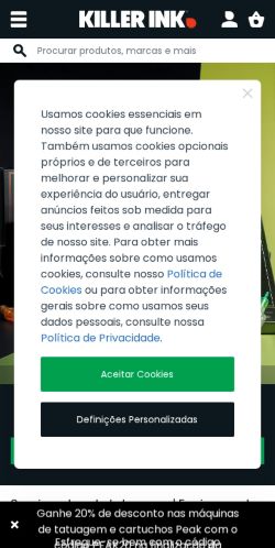 Mobile page screenshot