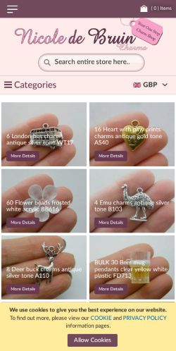 Mobile page screenshot