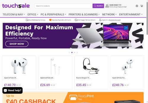 Desktop page screenshot