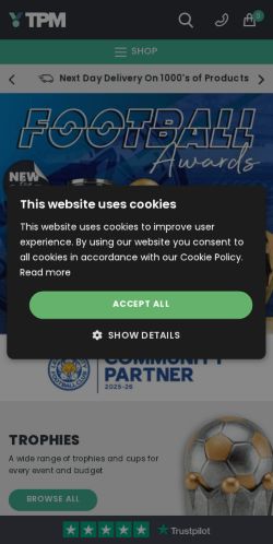 Mobile page screenshot