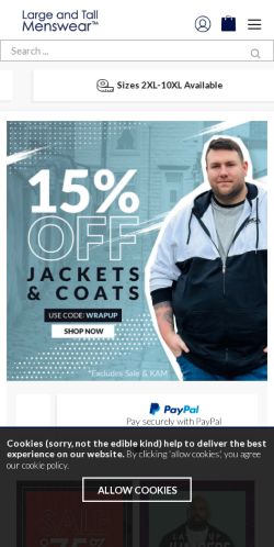 Mobile page screenshot