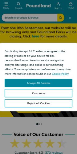 Mobile page screenshot