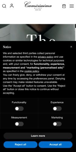 Mobile page screenshot