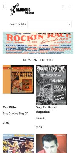Mobile page screenshot