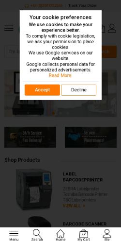 Mobile page screenshot