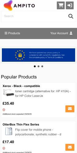 Mobile page screenshot