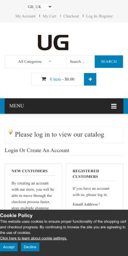 Mobile page screenshot
